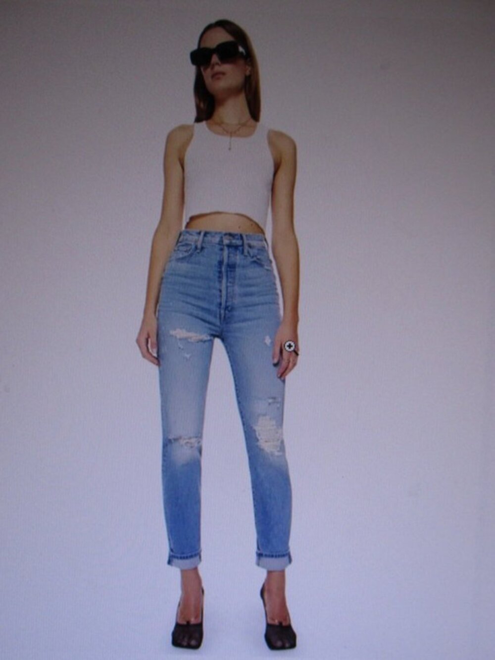 MOTHER The Tune Up Hover Cuff - GTFO Jeans